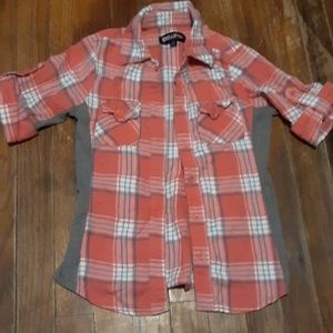 Girls flannel top